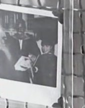 File:Black and white polaroid of the Sanderses.jpg