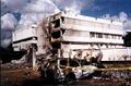 In 1998, the U.S. Embassy was destroyed in a terrorist bomb attack.