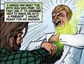 ...using his ability to get revenge on a Pharmatech scientist...