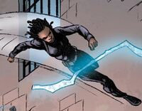 In an alternate 2007, Peter witnesses a very quick agent.