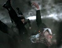 Peter flies to save Nathan.