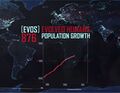 The reporter says that the evo population is growing.