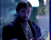 I know you and I can see him, and Peter can, but trust me, he's invisible. Hence why Peter is invisible while doing it. You're not invisible. Probably.